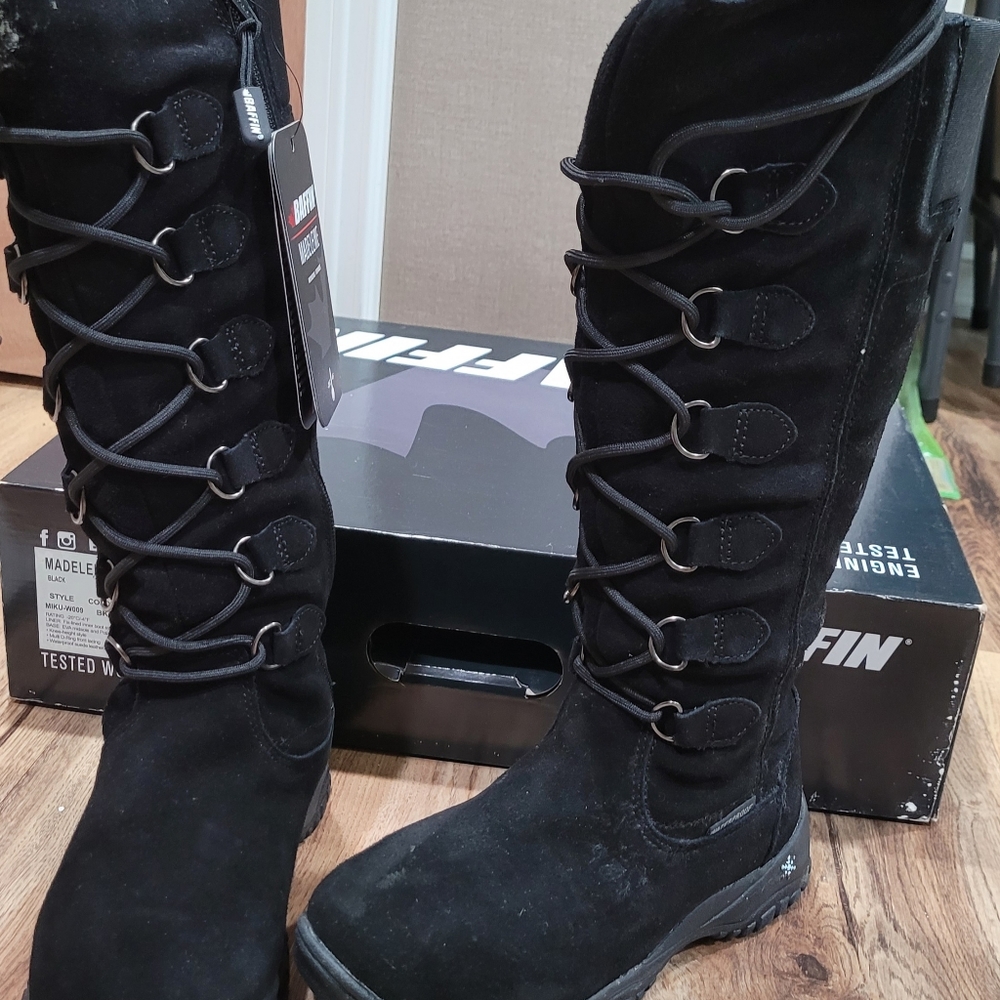 Baffin madeleine black women Boots